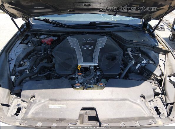 JN1EV7APXHM738326 2017 INFINITI Q50 Gray Widok z tyłu