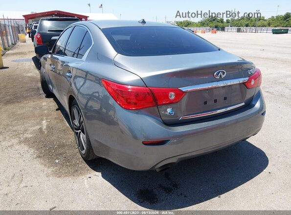 JN1EV7APXHM738326 2017 INFINITI Q50 Gray Tył lewy