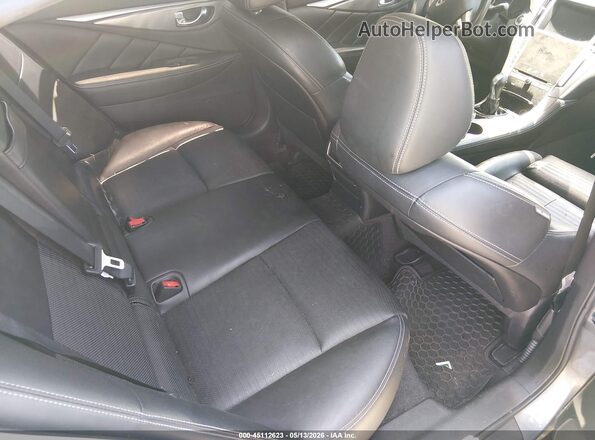 JN1EV7APXHM738326 2017 INFINITI Q50 Gray Widok naklejki z numerem VIN