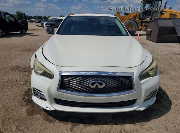JN1EV7APXHM738441 2017 INFINITI Q50 White Front view