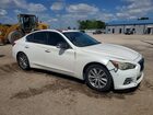 2017 Infiniti Q50 3.0t Premium White vin: JN1EV7APXHM738441