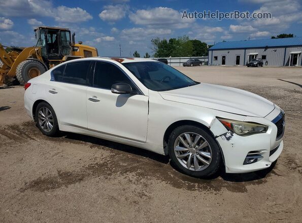 JN1EV7APXHM738441 2017 INFINITI Q50 White Front right
