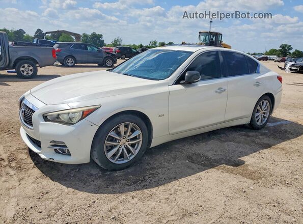 JN1EV7APXHM738441 2017 INFINITI Q50 White Front left