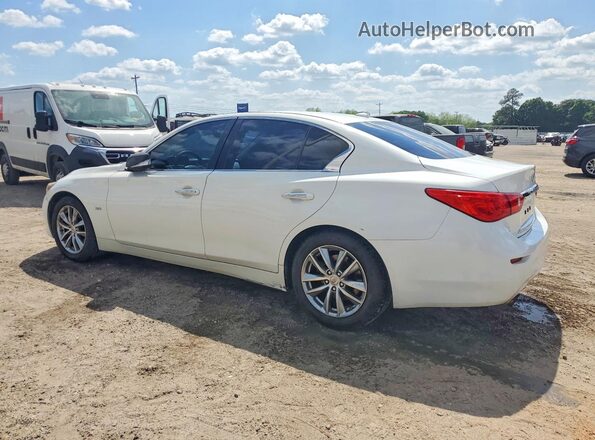 JN1EV7APXHM738441 2017 INFINITI Q50 White Rear left
