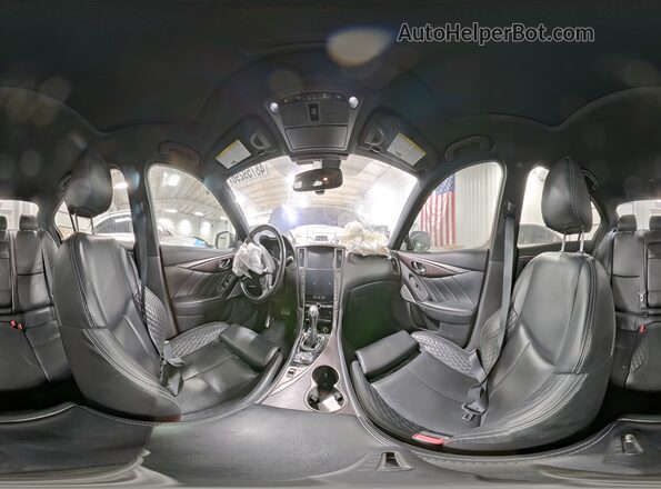 JN1EV7AR0HM831034 2017 INFINITI Q50 Blue Vista interior de 360 grados
