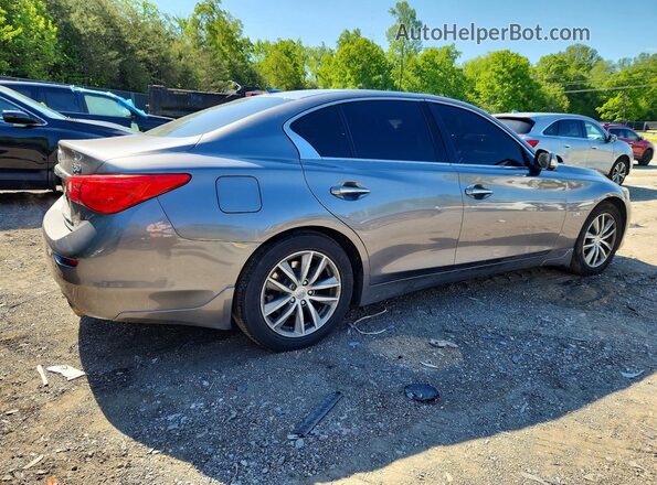 JN1EV7AR0HM832054 2017 INFINITI Q50 Серый Задняя правая четверть