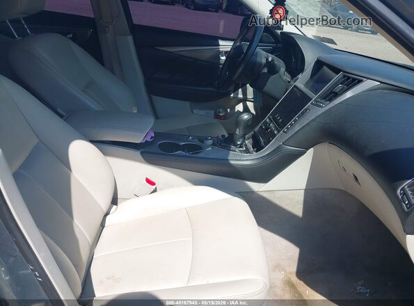 JN1EV7AR0HM835536 2017 INFINITI Q50 Dark Blue Вид салона спереди
