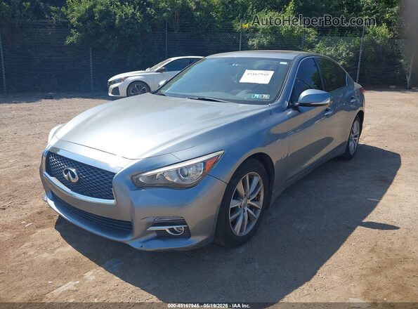 JN1EV7AR0HM835536 2017 INFINITI Q50 Dark Blue Передняя левая четверть