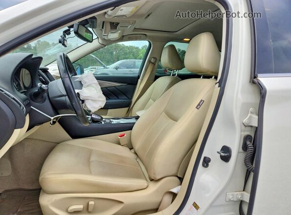 JN1EV7AR0HM837139 2017 INFINITI Q50 Белый Вид салона спереди