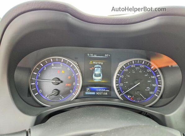 JN1EV7AR0HM837139 2017 INFINITI Q50 Белый Вид щитка приборов