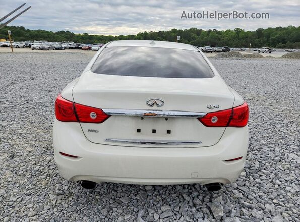 JN1EV7AR0HM837139 2017 INFINITI Q50 Белый Вид сзади