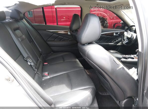 JN1EV7AR2JM439629 2018 INFINITI Q50 Gray Widok naklejki z numerem VIN