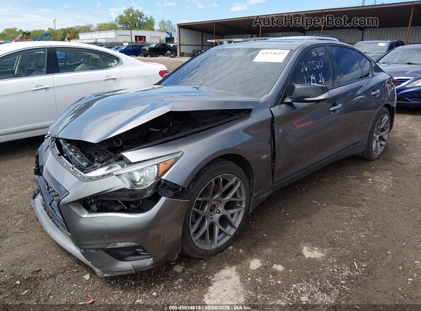 JN1EV7AR2JM439629 2018 INFINITI Q50 Gray Przód lewy