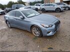 2018 Infiniti Q50 3.0t Luxe Light Blue vin: JN1EV7AR2JM442031