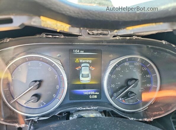 JN1EV7AR3HM833294 2017 INFINITI Q50 Черный Вид щитка приборов
