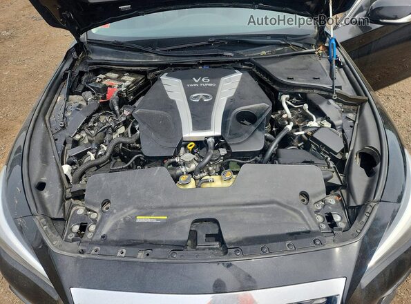 JN1EV7AR3JM441163 2018 INFINITI Q50 Черный Вид задней части салона