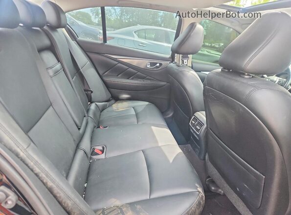JN1EV7AR3JM441163 2018 INFINITI Q50 Черный Вид задних сидений