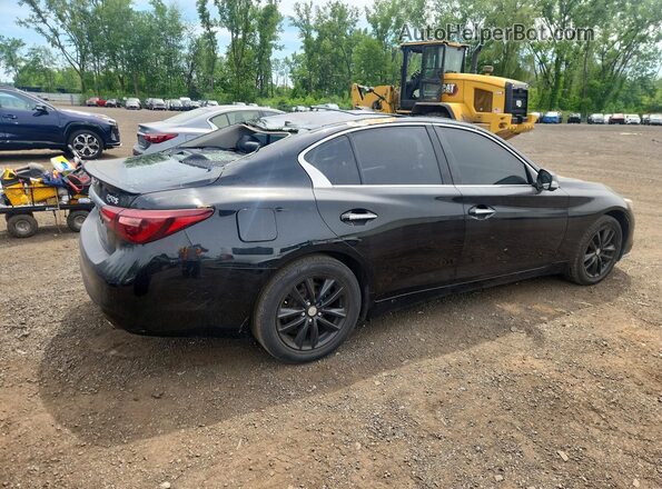JN1EV7AR3JM441163 2018 INFINITI Q50 Черный Задняя правая четверть