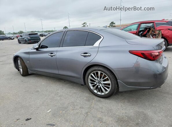 JN1EV7AR4KM594197 2019 INFINITI Q50 Серый Задняя левая четверть