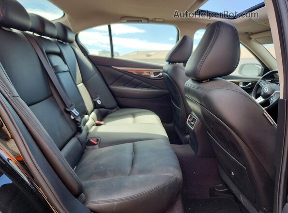 JN1EV7AR6KM552467 2019 INFINITI Q50 Черный Вид задних сидений