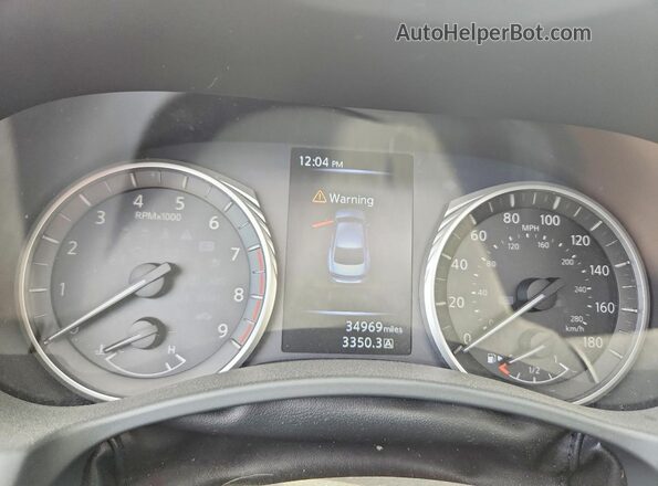 JN1EV7AR6KM552467 2019 INFINITI Q50 Черный Вид щитка приборов