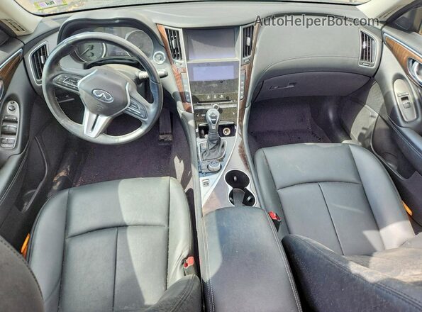 JN1EV7AR6KM552467 2019 INFINITI Q50 Черный Вид панели приборов
