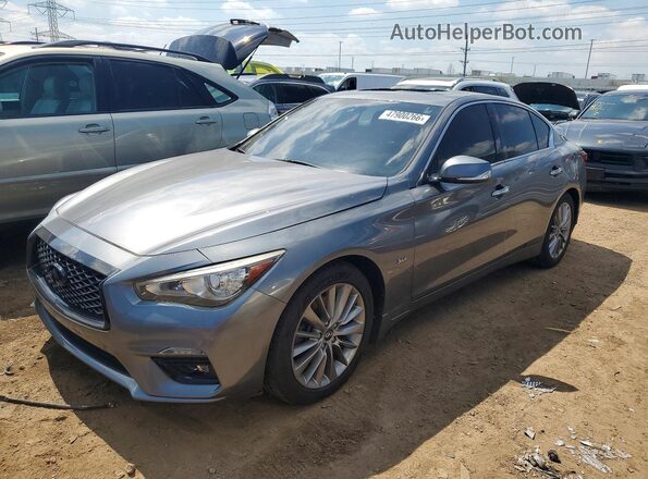 JN1EV7AR7JM431672 2018 INFINITI Q50 Silver Передня ліва чверть