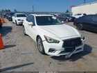 2018 Infiniti Q50 3.0t Luxe Белый vin: JN1EV7AR7JM439562