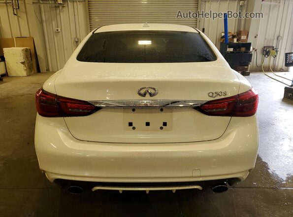 JN1EV7AR7JM444292 2018 INFINITI Q50 White Widok z tyłu