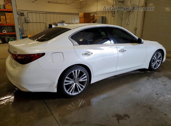 JN1EV7AR7JM444292 2018 INFINITI Q50 White Tył prawy