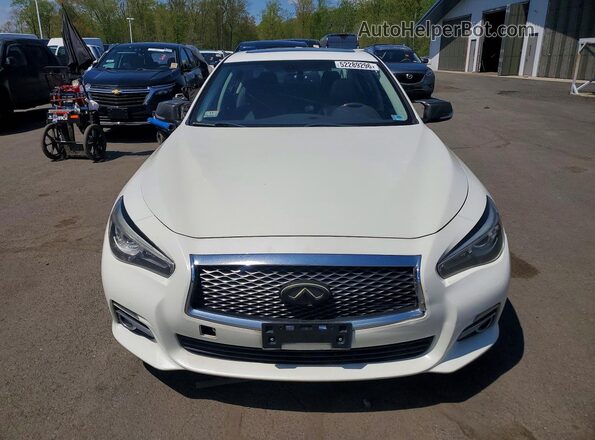 JN1EV7AR8HM837874 2017 INFINITI Q50 White Front view