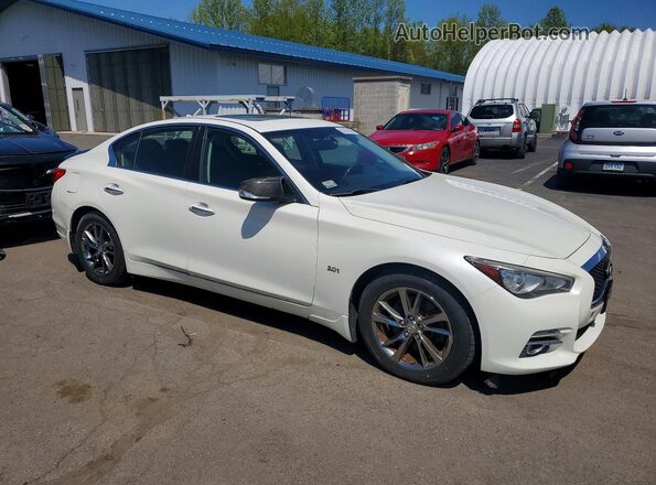 JN1EV7AR8HM837874 2017 INFINITI Q50 White Front right