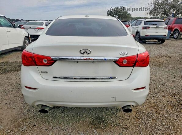 JN1EV7AR9HM837799 2017 INFINITI Q50 Белый Вид сзади