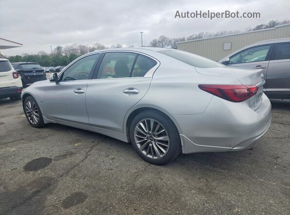 JN1EV7AR9JM433570 2018 INFINITI Q50 Серебряный Задняя левая четверть