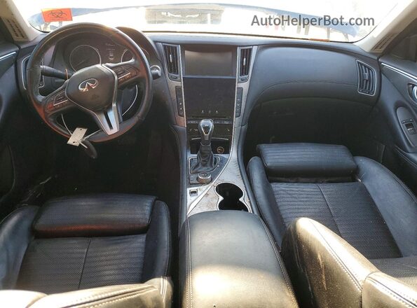 JN1EV7AR9JM433682 2018 INFINITI Q50 Gray Вид панелі приладів