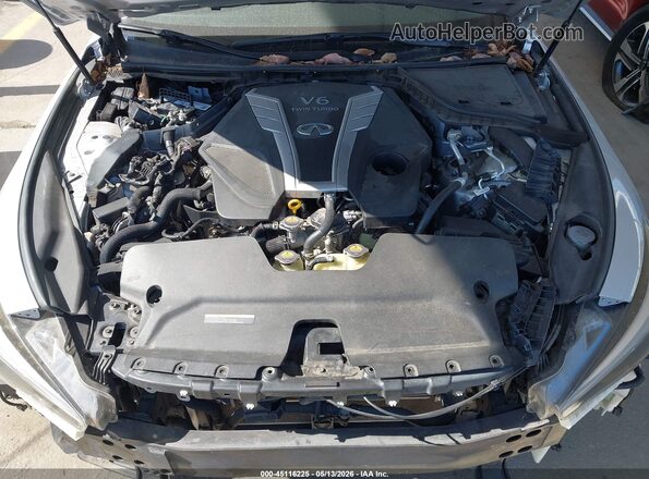 JN1EV7AR9JM436386 2018 INFINITI Q50 Серебряный Вид сзади