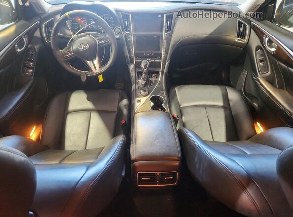 JN1EV7AR9JM444844 2018 INFINITI Q50 Черный Вид панели приборов