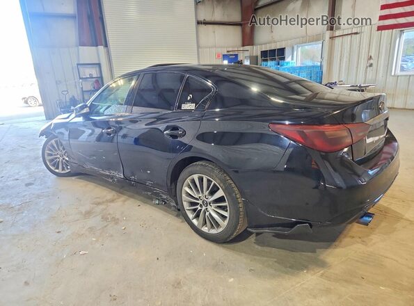 JN1EV7AR9JM444844 2018 INFINITI Q50 Черный Задняя левая четверть