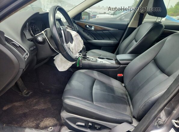 JN1EV7AR9KM558232 2019 INFINITI Q50 Серый Вид салона спереди