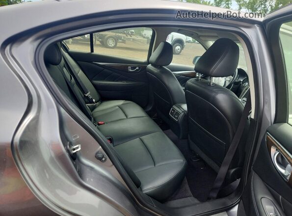 JN1EV7AR9KM558232 2019 INFINITI Q50 Серый Вид задних сидений