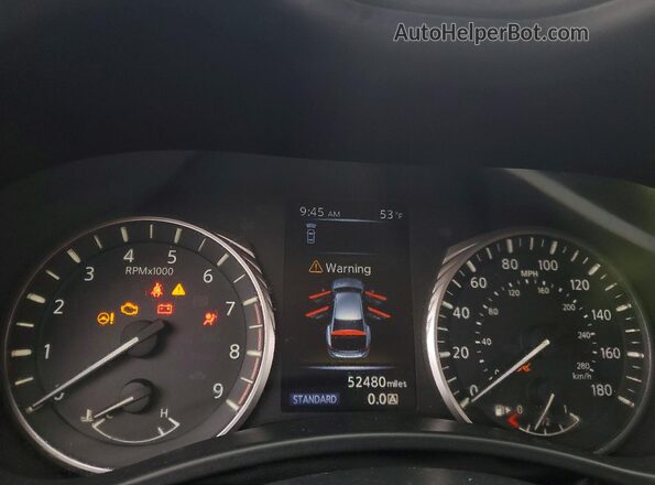JN1EV7AR9MM751497 2021 INFINITI Q50 Gray Widok zestawu wskaźników
