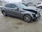 2021 Infiniti Q50 Pure Gray vin: JN1EV7AR9MM751497 Damage: Hood, Severe Damage, Replacement Required