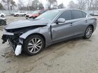 2021 Infiniti Q50 Pure Gray vin: JN1EV7AR9MM751497 Damage: Left Front Fender, Severe Damage, Replacement Required