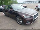 2018 Infiniti Q50 3.0t Luxe Brown vin: JN1EV7ARXJM437482