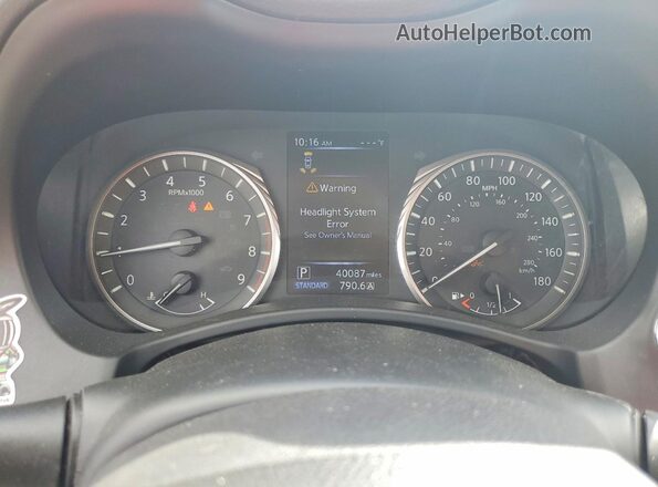 JN1EV7BP2MM706074 2021 INFINITI Q50 Синий Вид щитка приборов