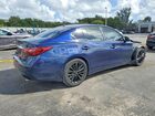 2021 Infiniti Q50 Luxe Синий vin: JN1EV7BP2MM706074