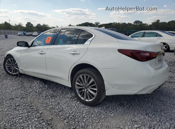 JN1EV7BP3MM701501 2021 INFINITI Q50 Белый Задняя левая четверть