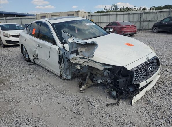 JN1EV7BP3MM701501 2021 INFINITI Q50 Белый Передняя правая четверть