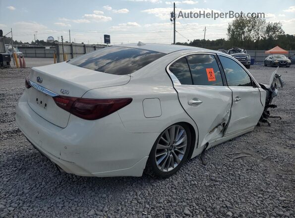 JN1EV7BP3MM701501 2021 INFINITI Q50 Белый Задняя правая четверть