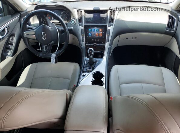 JN1EV7BP7MM707253 2021 INFINITI Q50 Синий Вид панели приборов